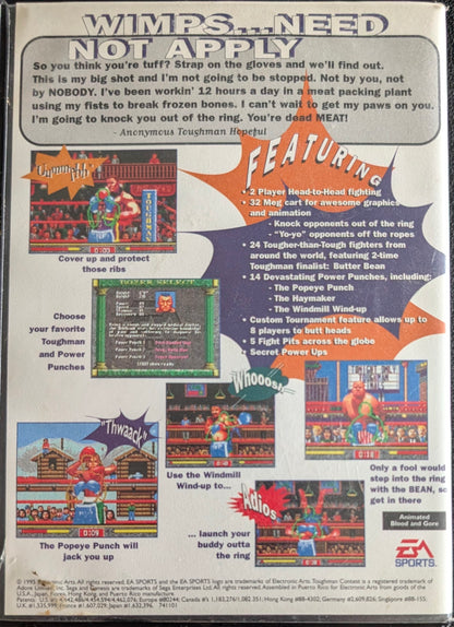 Toughman Contest - Boxed (Sega Genesis) | 1995 | Sports / Fighti