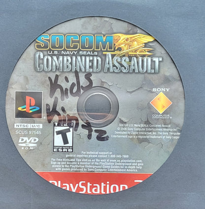 Socom: Combined Assault - Sony PlayStation 2 Ps2 (Disc Only) - Used Condition