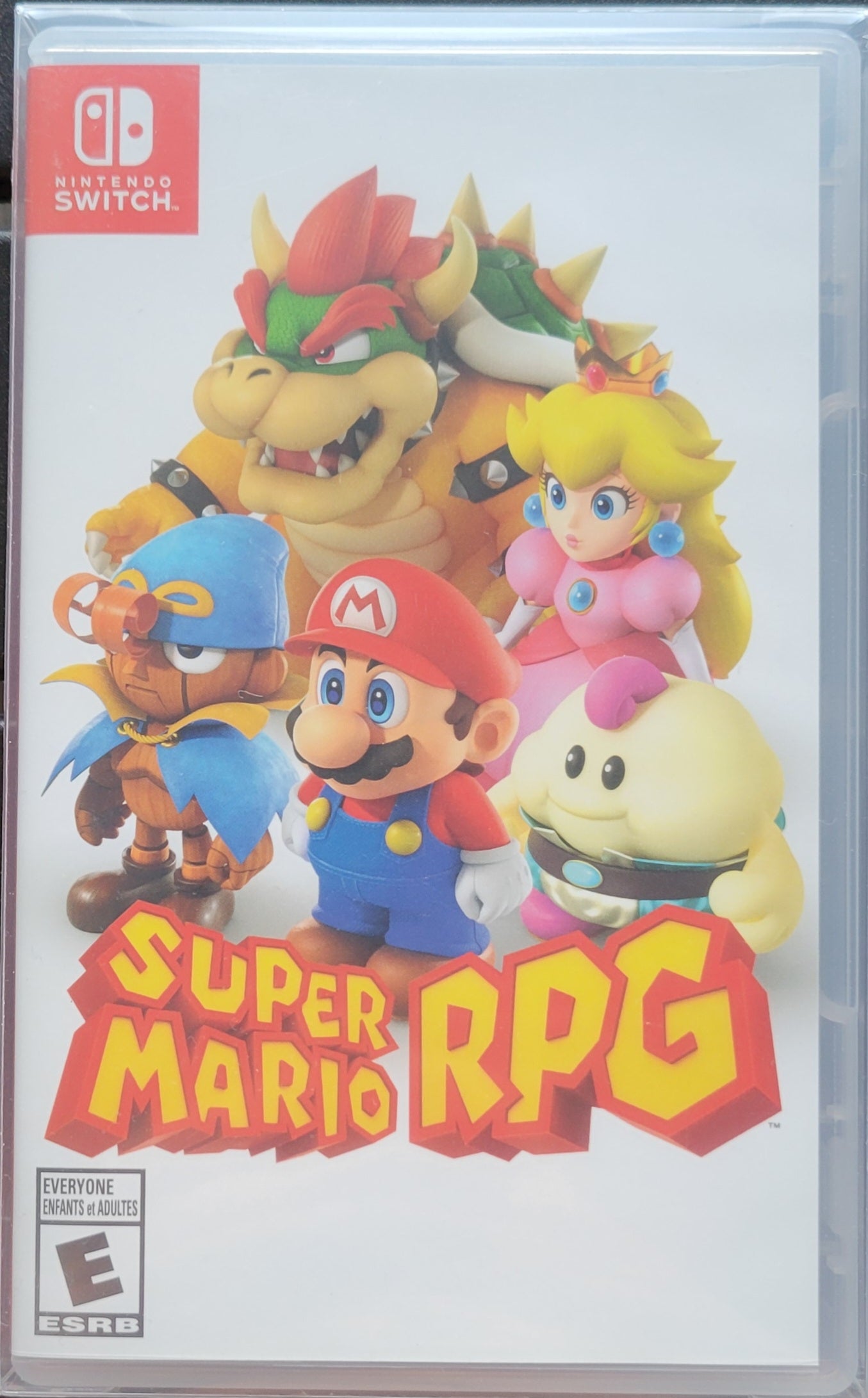 Like New Super Mario RPG - Nintendo Switch + Plastic Protector Sleeve