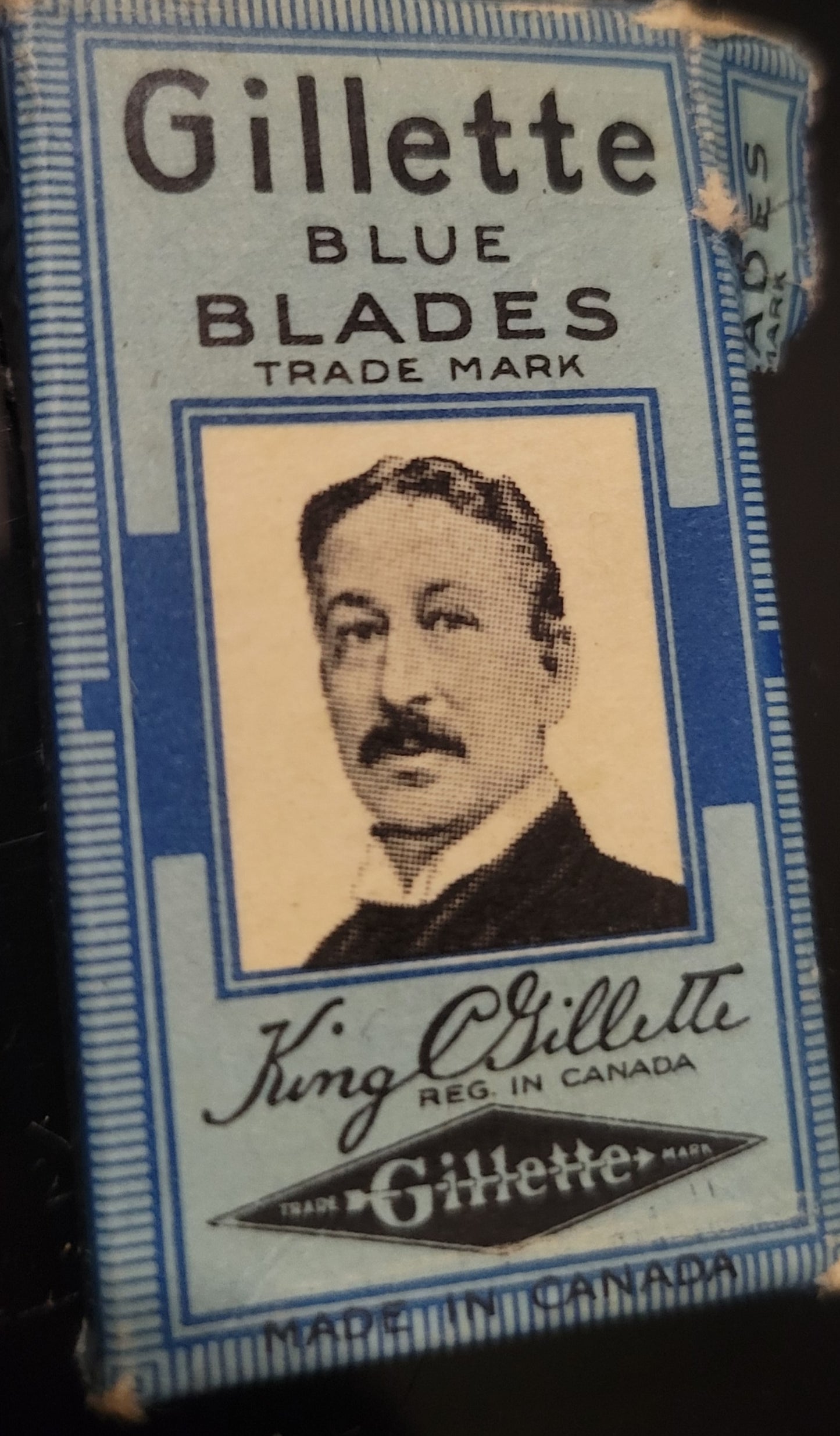 Early 1937 HAND MADE SCHICK RAZOR CIB + Gillette Razor Blades *Rare*