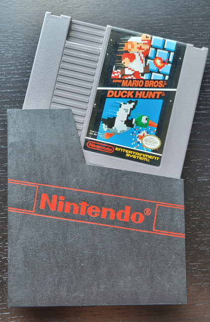 Super Mario Bros & Duck Hunt - Authentic NES (Nintendo Entertainment System 1983) 72 Pin 8 Bit Video Game Cartridge GREAT SHAPE