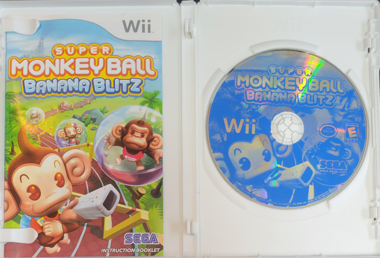 Super Monkey Ball: Banana Blitz – Nintendo Wii CIB – RE-SEALED + Like New