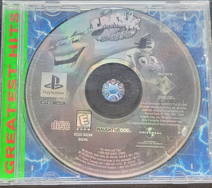 Crash Bandicoot: Warped - Sony PlayStation 1 PS1 (Disc Only) - Great Condition