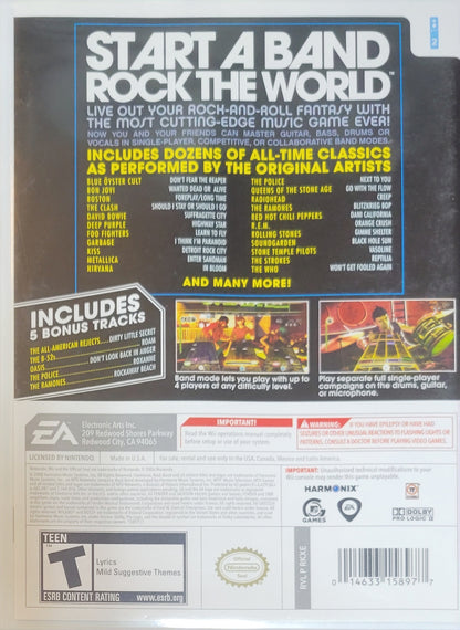 Rock Band – 2007 Nintendo Wii CIB Re-Sealed Like New