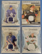 2023 24 Lot Of 4 #'D Artifacts PATCH INSERTS MINT Soft + Top Loaders Included