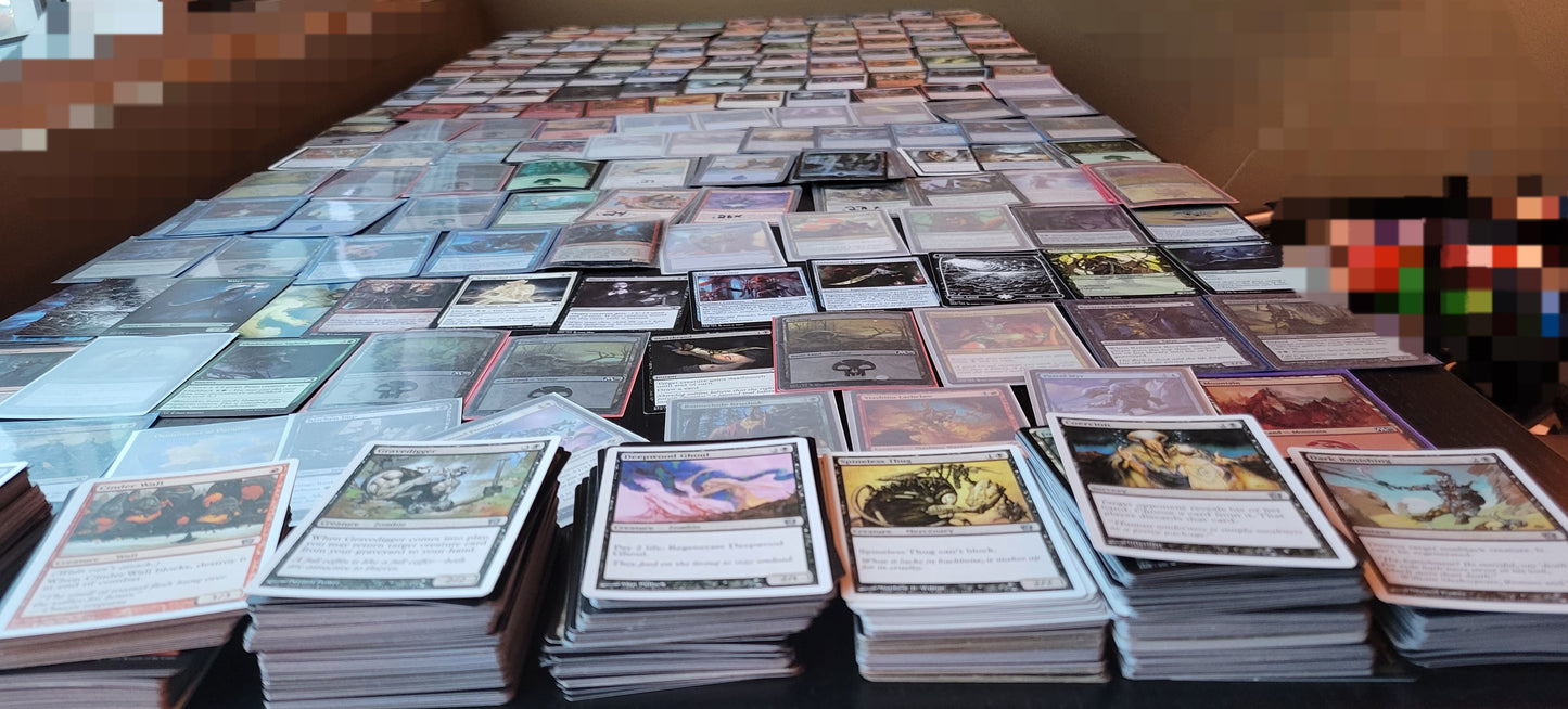 Massive VINTAGE MTG Magic The Gathering Storage locker Find Various Eras! Lots Of Rare Cards!