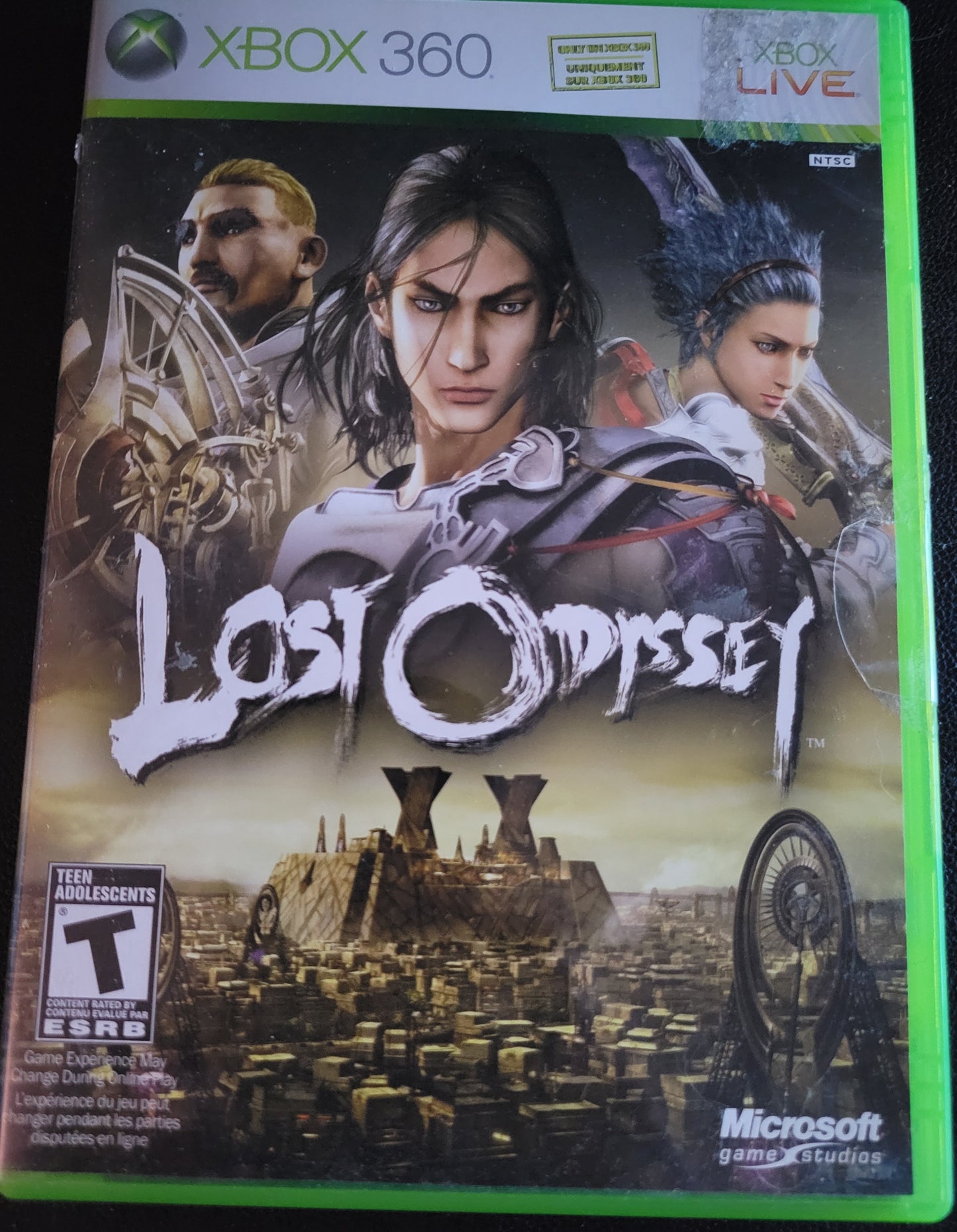 Lost Odyssey - Microsoft XBOX 360 - 3 CLEAN DISC CIB Pre-Owned Great Shape Tested & Working