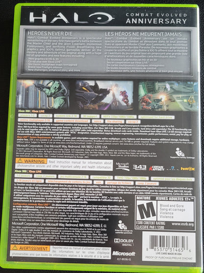 HALO: Combat Evolved Limited Anniversary Edition - Microsoft XBOX 360 - CIB Pre-Owned Great Shape Tested & Working