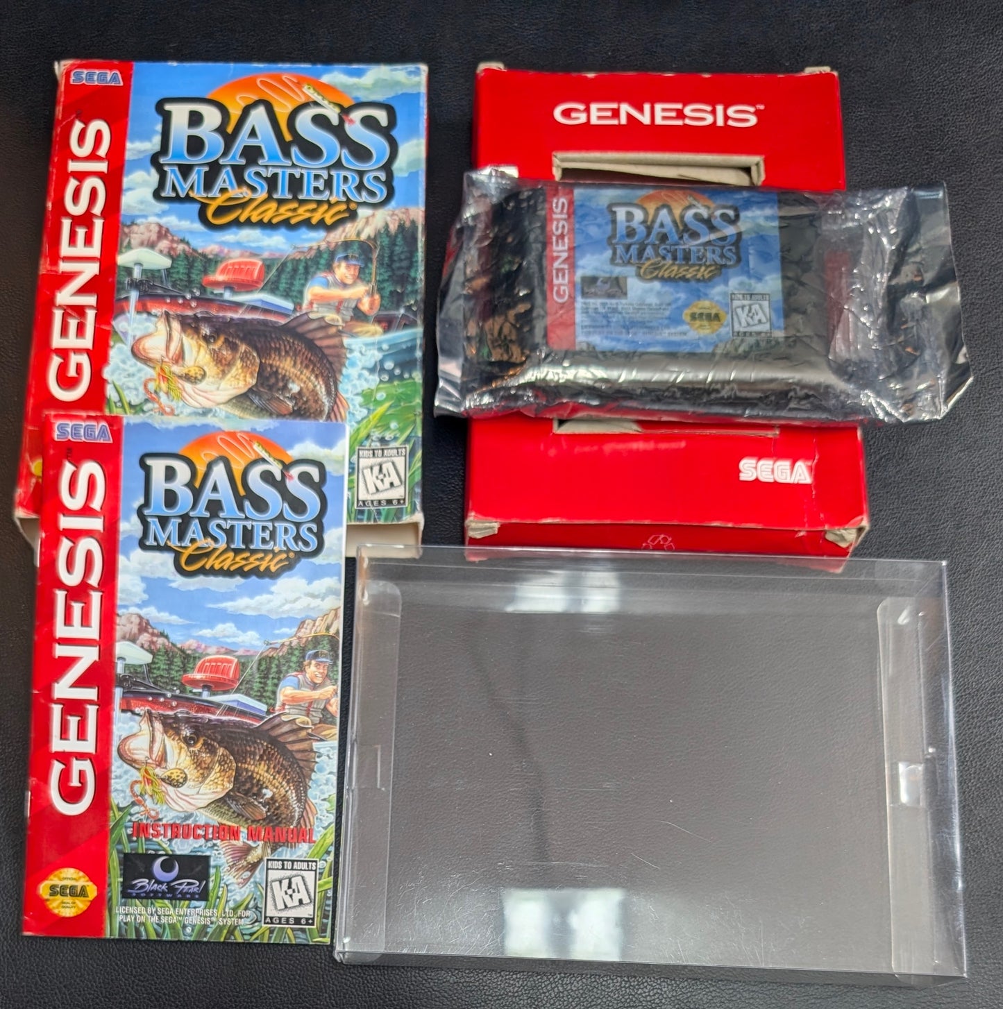 Bass Masters Classic - Boxed CIB (Sega Genesis) | 1995 | Fishing