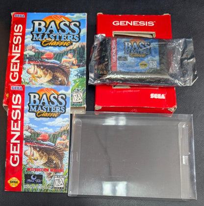 Bass Masters Classic - Boxed CIB (Sega Genesis) | 1995 | Fishing