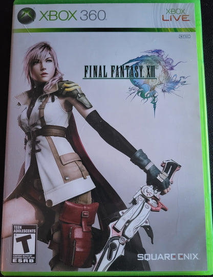 Final Fantasy XIII COMPLETE - Microsoft XBOX 360 - CIB MINT Pre-Owned Great Shape Tested & Working