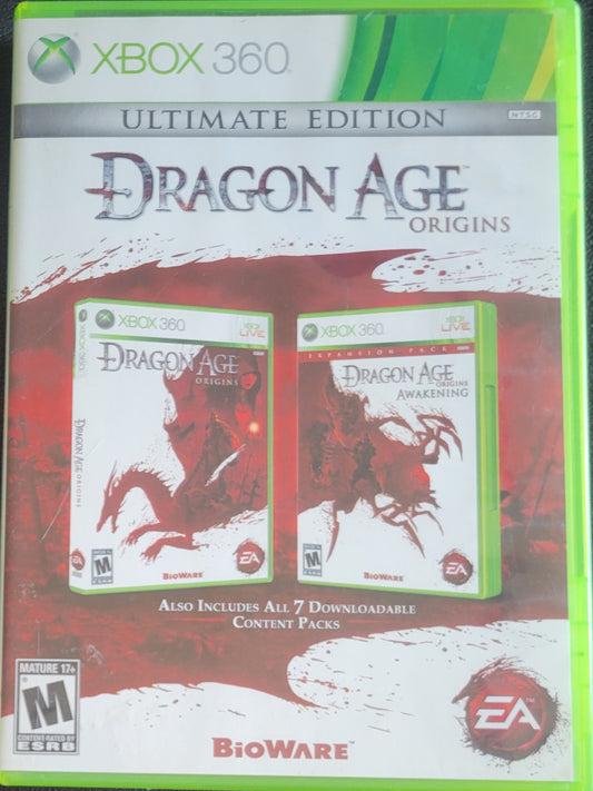 Dragon Age Origins *Ultimate Edition* - (CIB) - Microsoft XBOX 360 - Pre-Owned MINT