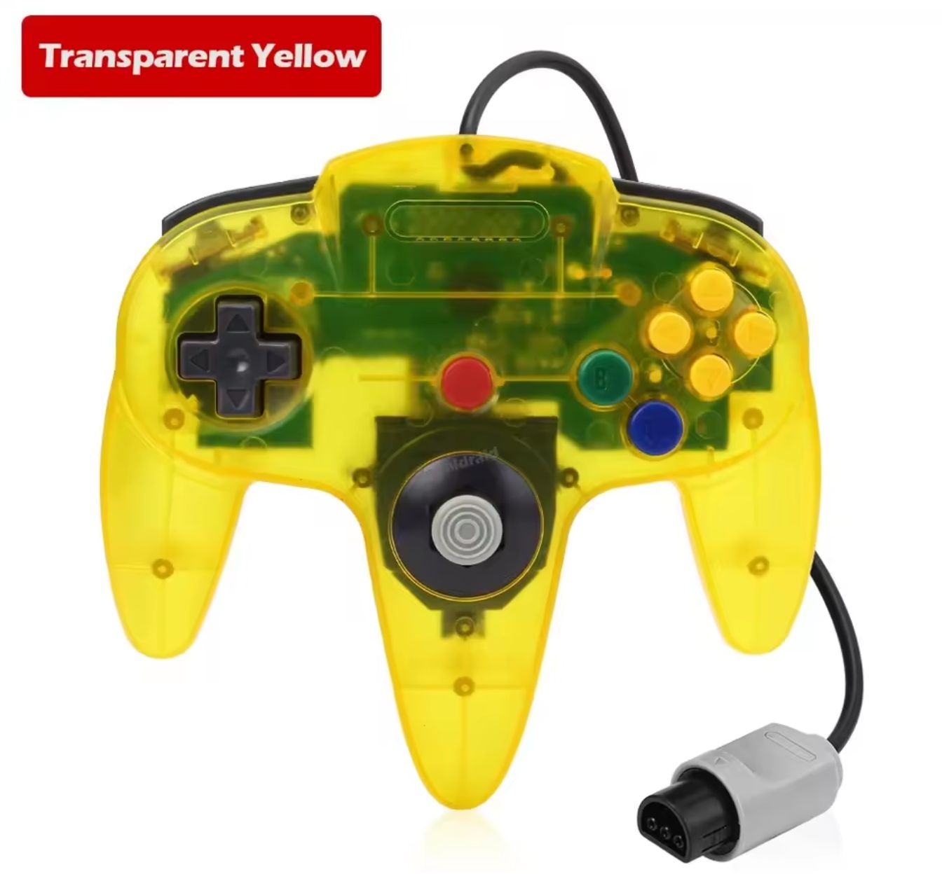 Nintendo 64 (N64) Wired Controller | Translucent Colors | Replacement Gamepad | Brand New