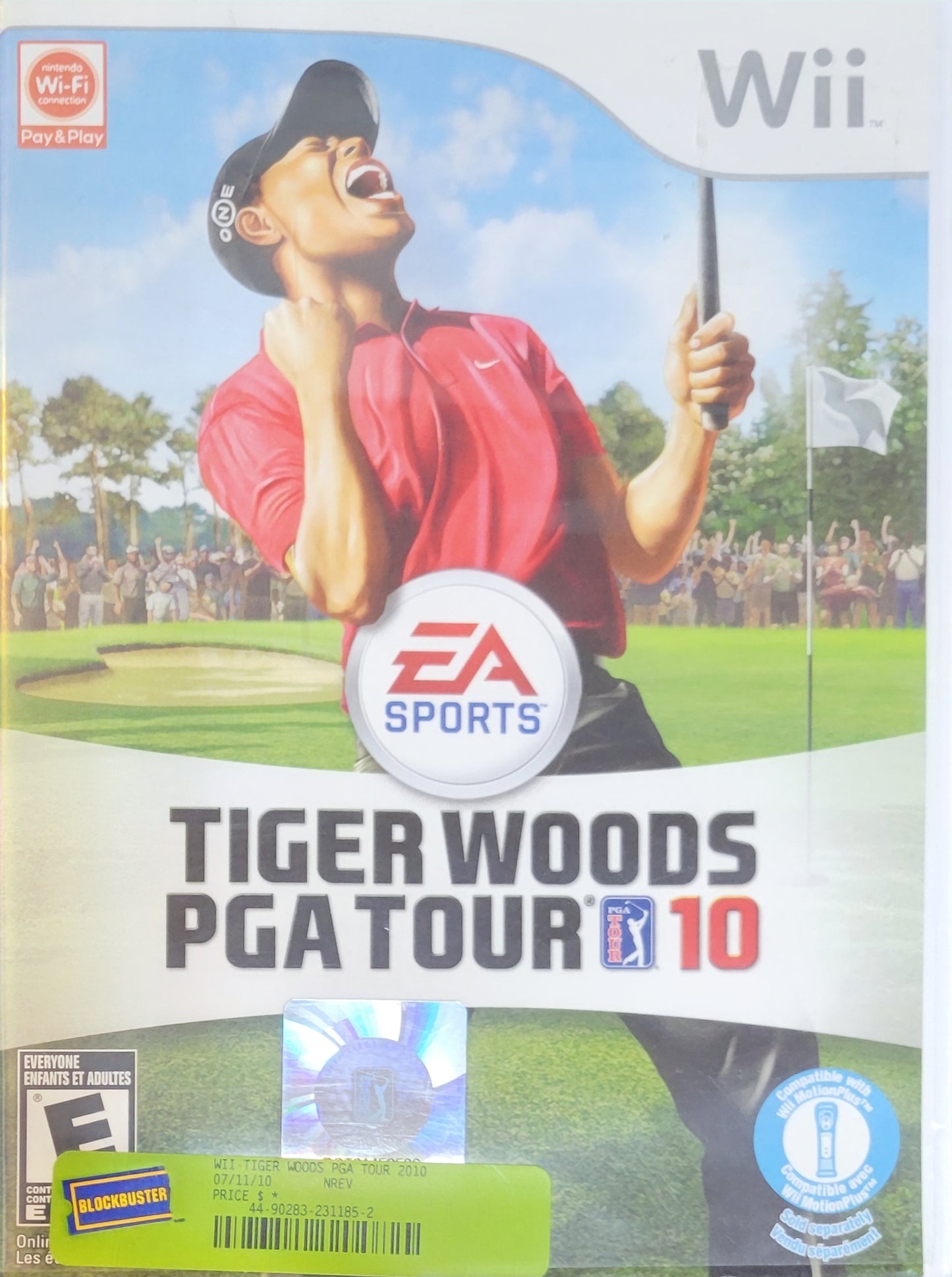 Tiger Woods PGA Tour 2010 - 2013 Nintendo - Wii - Entertainment System CIB Clean Disc