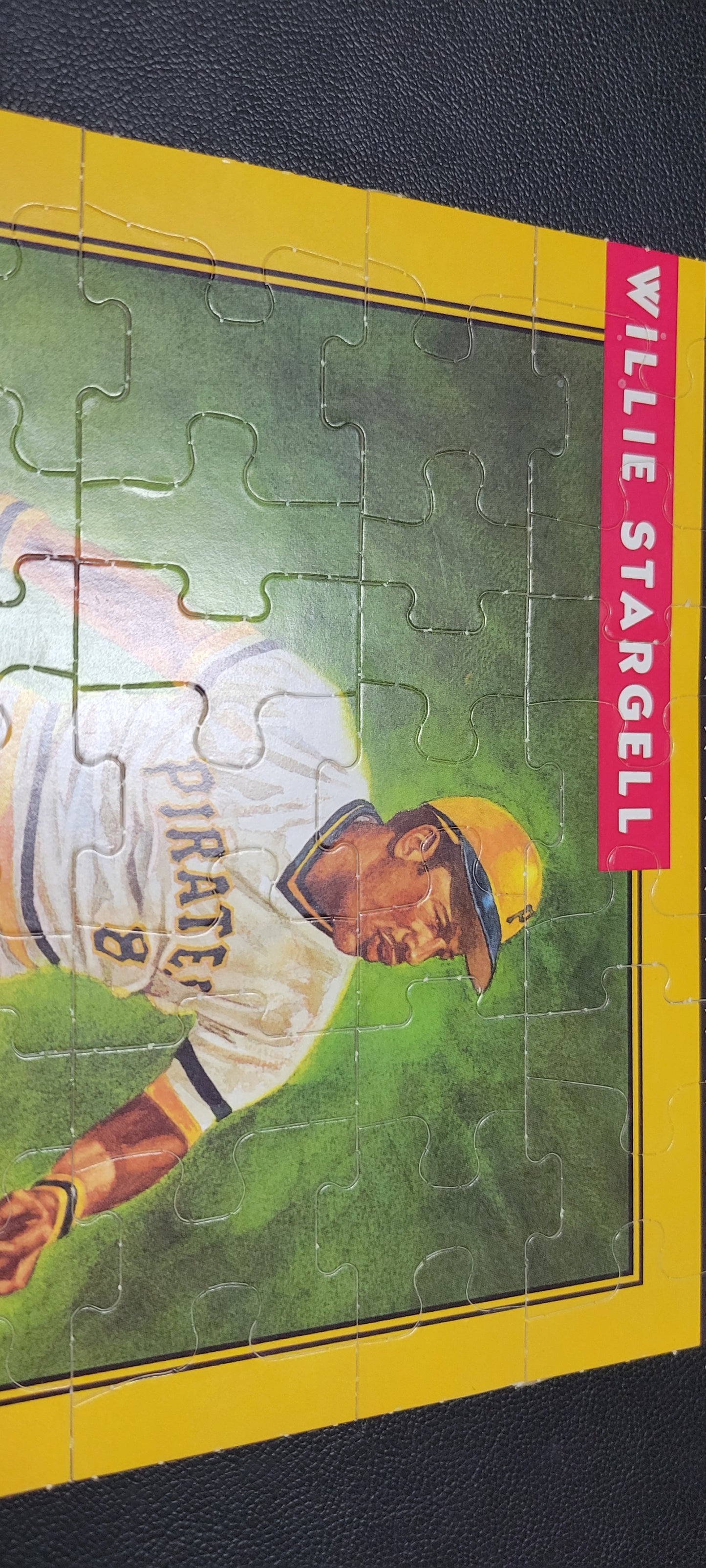 1990 MLB Willie Stargell LEAF Hall Of Fame Diamond King Insert Puzzle COMPLETE Great Condition Smoke Free Home