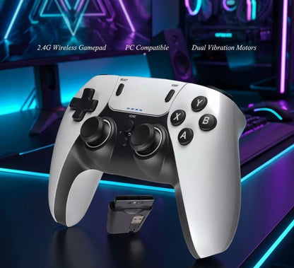 6-in-1 Wireless Gaming Controller (Aftermarket) | PS1 PS2 PS3 | PC Android Smart TV | 2.4GHz Adapter Included