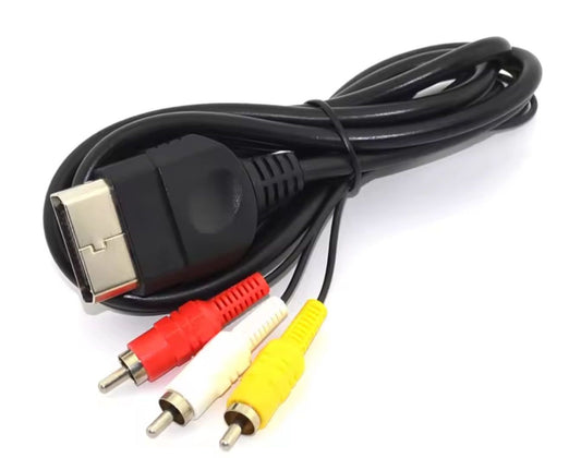 Original Xbox AV Cable (Aftermarket) | 3-Prong Composite Cable | Replacement