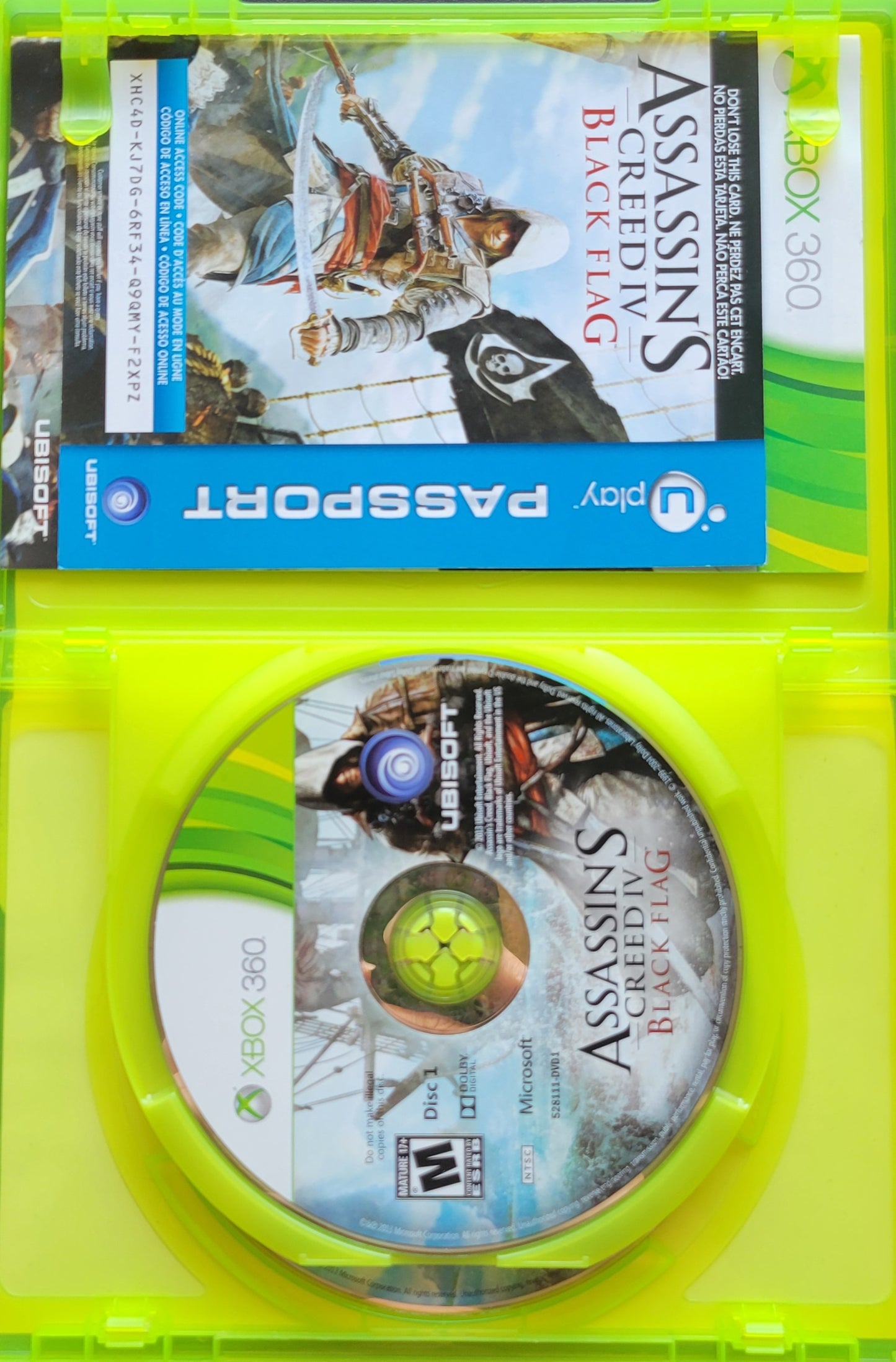 Assassin's Creed IV Black Flag Microsoft XBOX - CIB Pre-Owned Great Shape Tested & Working