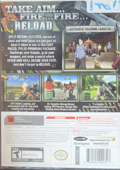 RELOAD – 2007 Nintendo Wii CIB – RE-SEALED + Clean Disc