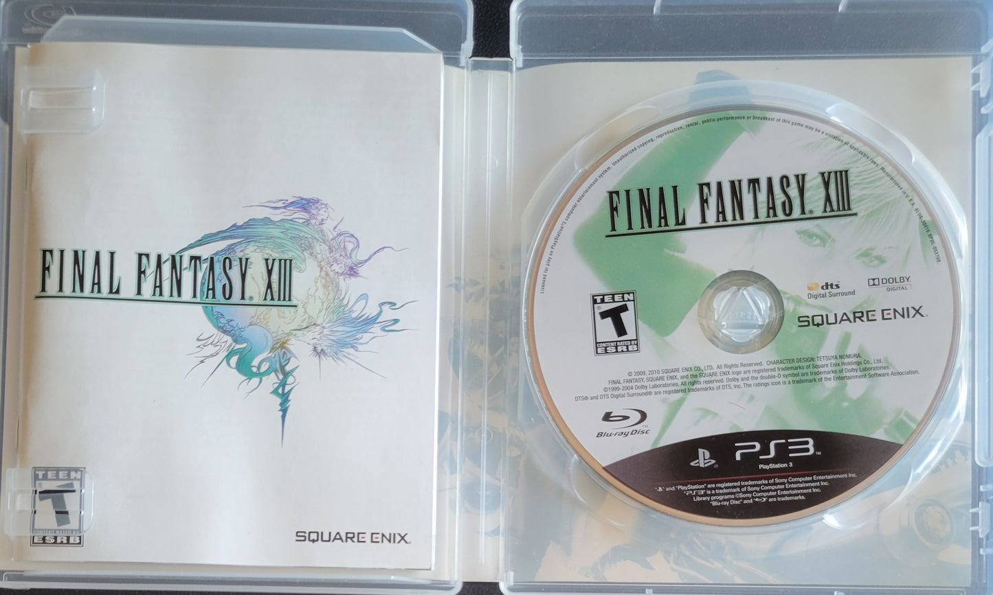 Final Fantasy XIII (CIB) – Sony PlayStation 3 PS3 – Great Shape
