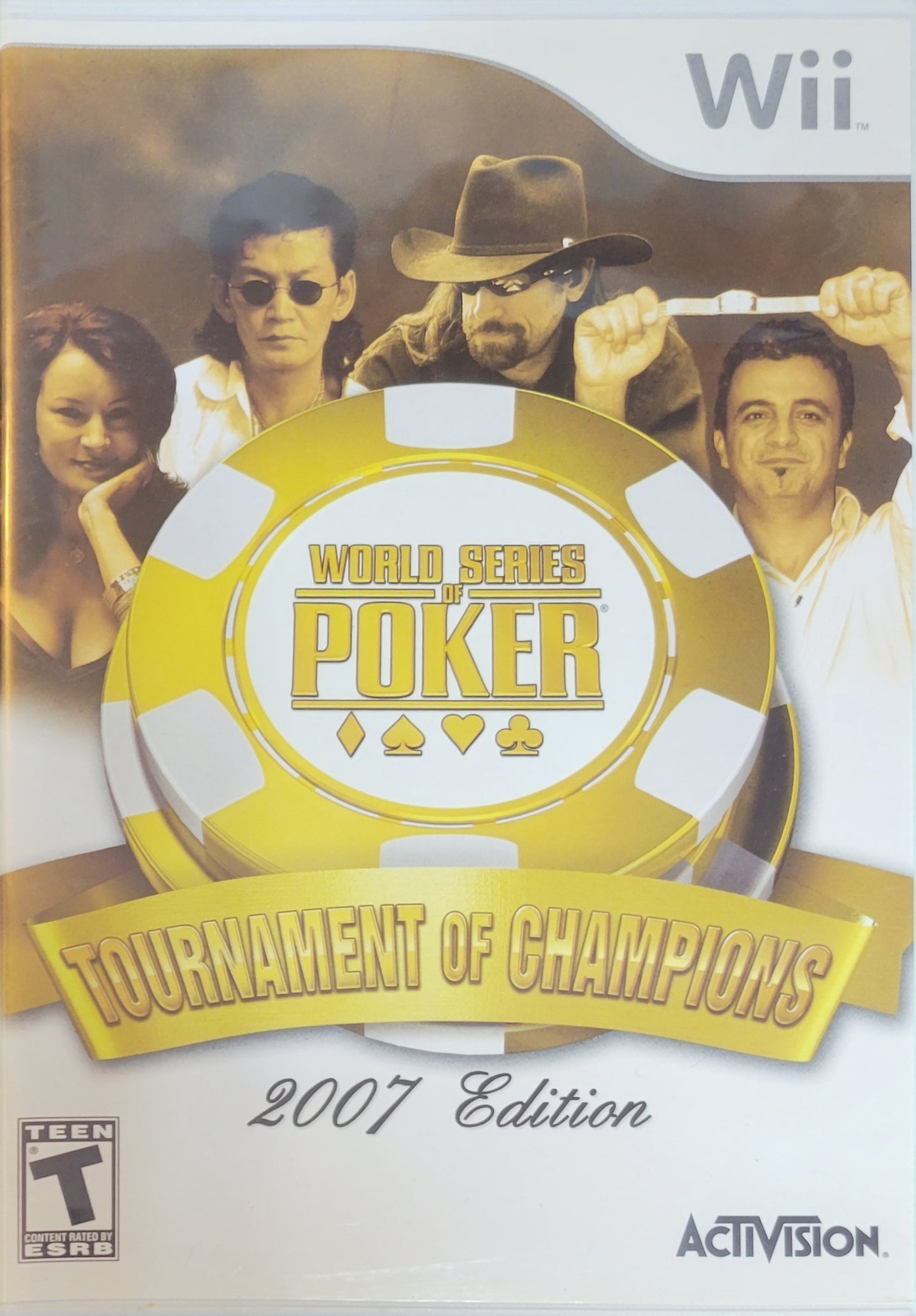 World Series of Poker: Tournament of Champions 2007 – Nintendo Wii CIB – RE-SEALED + Clean Disc