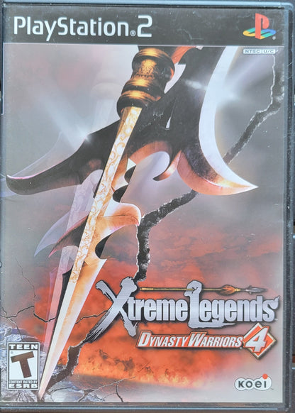 XTREME LEGENDS: Dynasty Warriors 4 - Sony PlayStation 2 PS2 Pre-Owned Great Shape!