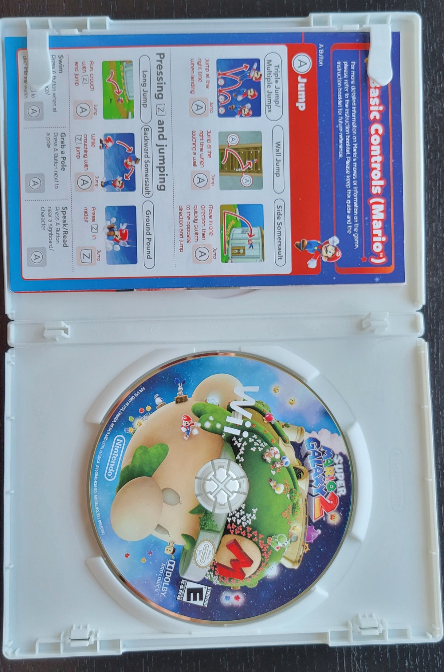 Super Mario Galaxy 2 Nintendo - 2010 Wii - Entertainment System CIB Tested & Working Very Clean Disc