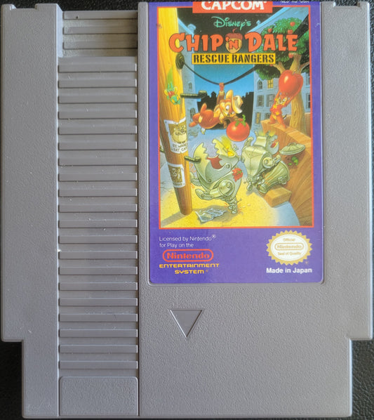 Chip N' Dale Rescue Rangers - NES (1985 Nintendo Entertainment System) GREAT SHAPE