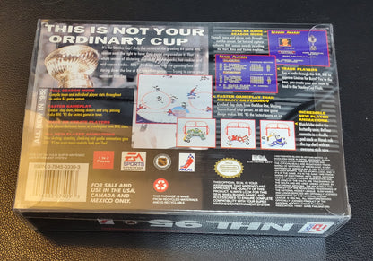 NHL 95' (SNES) - Super Nintendo Ent. IMMACULATE Condition - ORIGINAL RECEIPT! FACTORY PLASTIC! (REAL CIB)