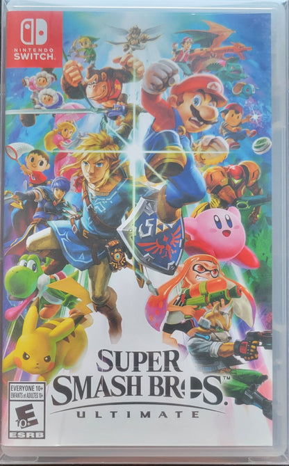 Super Smash Bros Ultimate - Nintendo Switch 2018 Like New + Protector