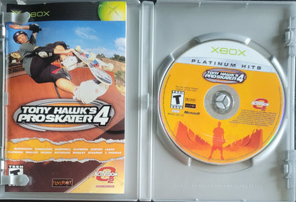 Tony Hawks Pro Skater 4 *Platinum Hits* - (CIB) OG Microsoft XBOX  Pre-Owned Great Shape Tested & Working CLEAN DISC