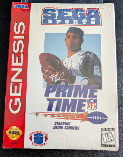 Sega Sports: Prime Time NFL - Factory Sealed (Sega Genesis) | 1995 | Sports / Football