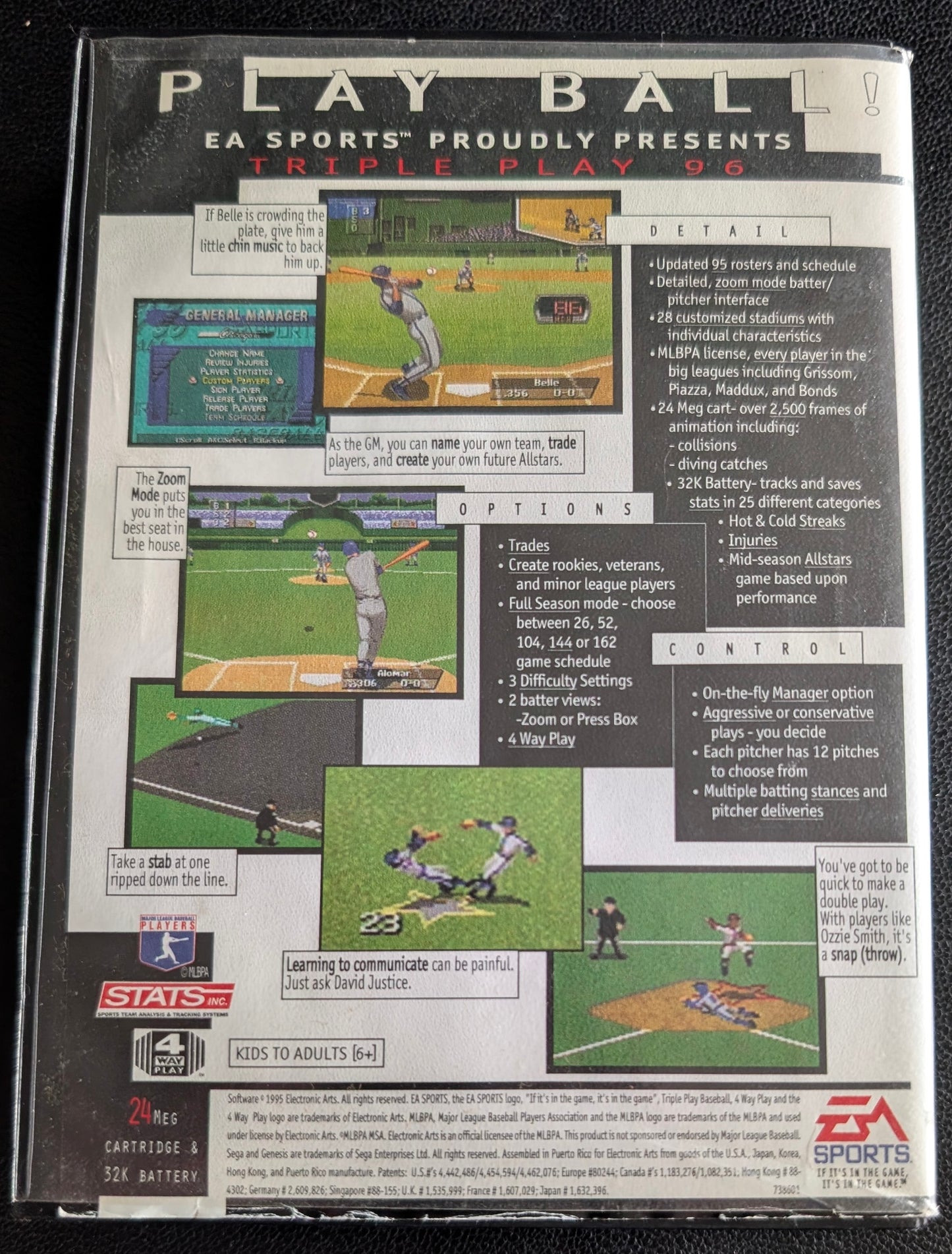 Triple Play '96 - Boxed CIB (Sega Genesis) | 1996 | Sports / Baseball