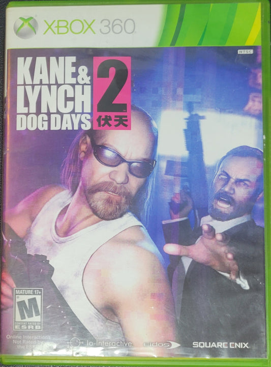Kane & Lynch 2: The Dog Days – Microsoft Xbox 360 CIB – Clean Disc – RE-SEALED (2010)