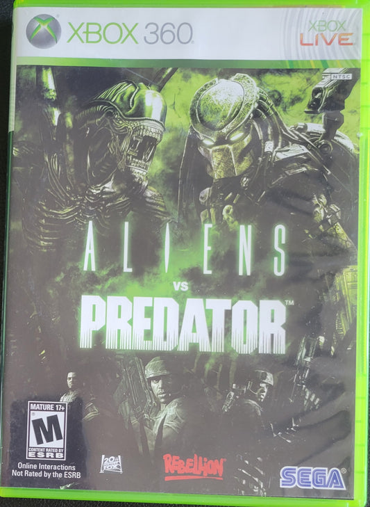 Aliens Vs Predator - (Mint CIB) - Microsoft XBOX 360 - Pre-Owned Like New CLEAN DISC