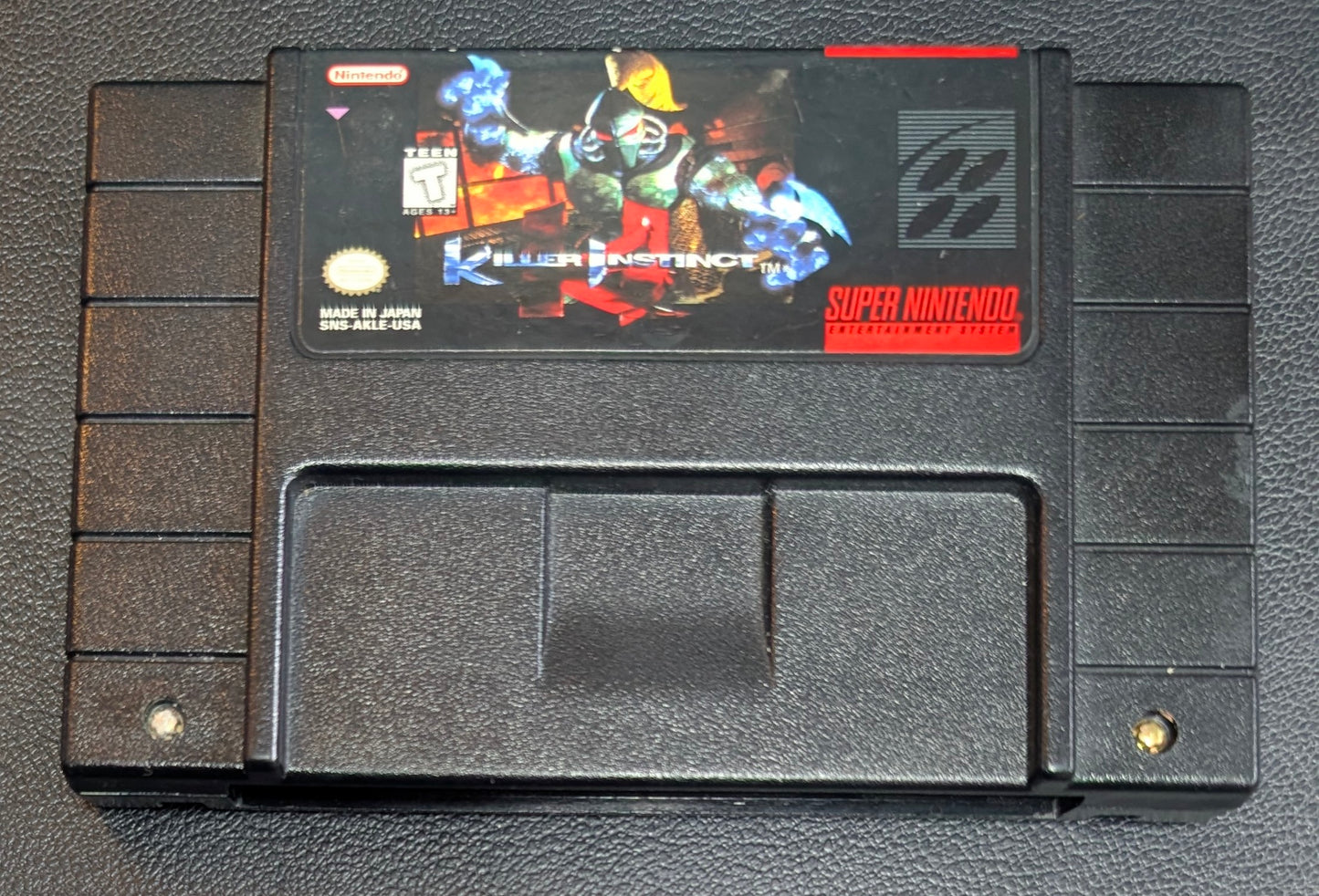 Killer Instinct SNES Cartridge – Authentic Tested Excellent Condition | Rare Classic Fighting Game for Super Nintendo