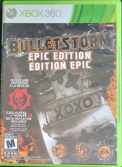 BulletStorm Epic Edition - (CIB) - Microsoft XBOX 360 - Pre-Owned Like New CLEAN DISC
