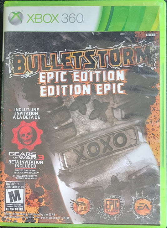 BulletStorm Epic Edition - (CIB) - Microsoft XBOX 360 - Pre-Owned Like New CLEAN DISC