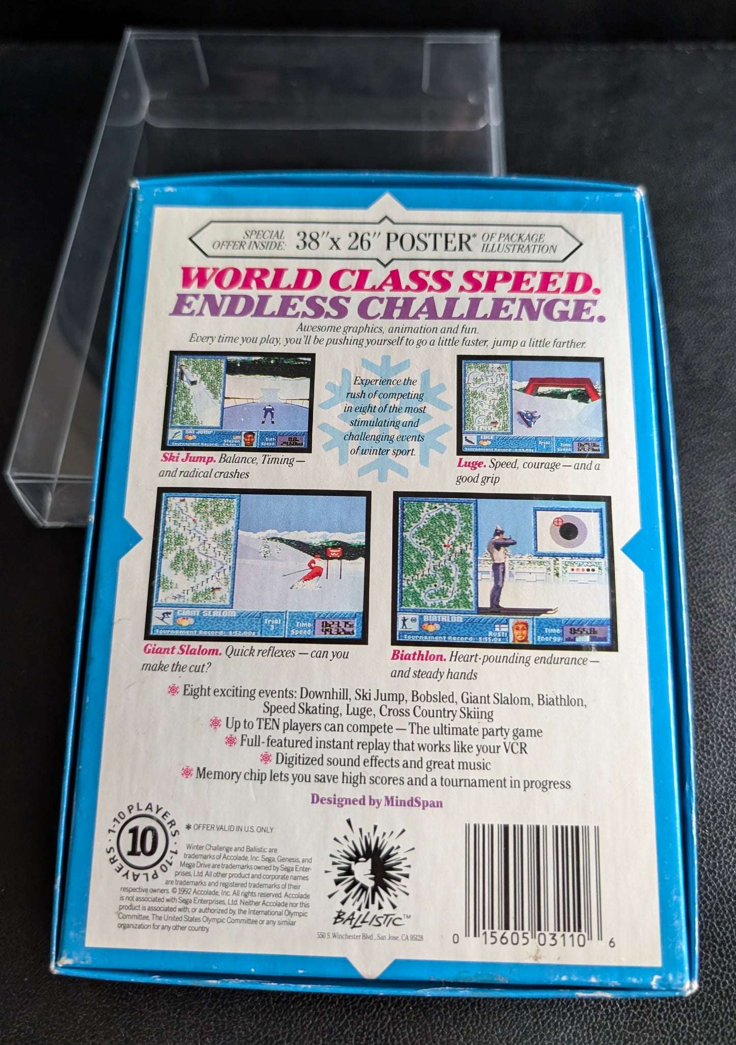 Winter Challenge - CIB (Sega Genesis) | 1991 | Sports / Multi-Event
