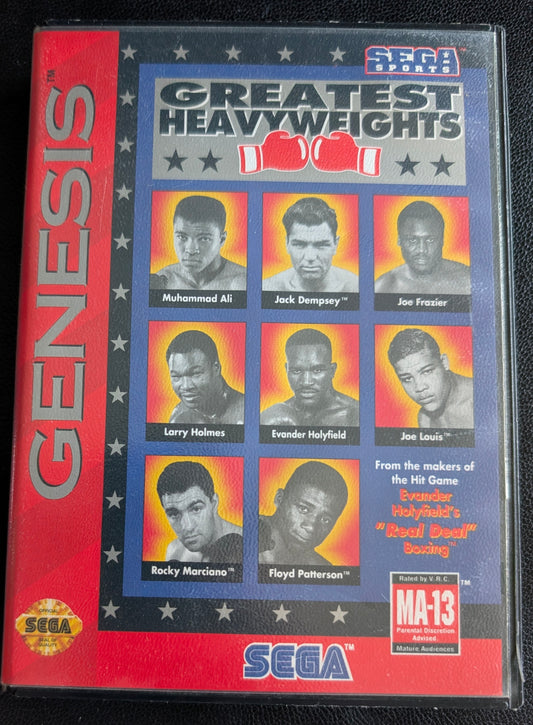 Greatest Heavyweights - Boxed CIB (Sega Genesis) | 1993 | Sports / Boxing