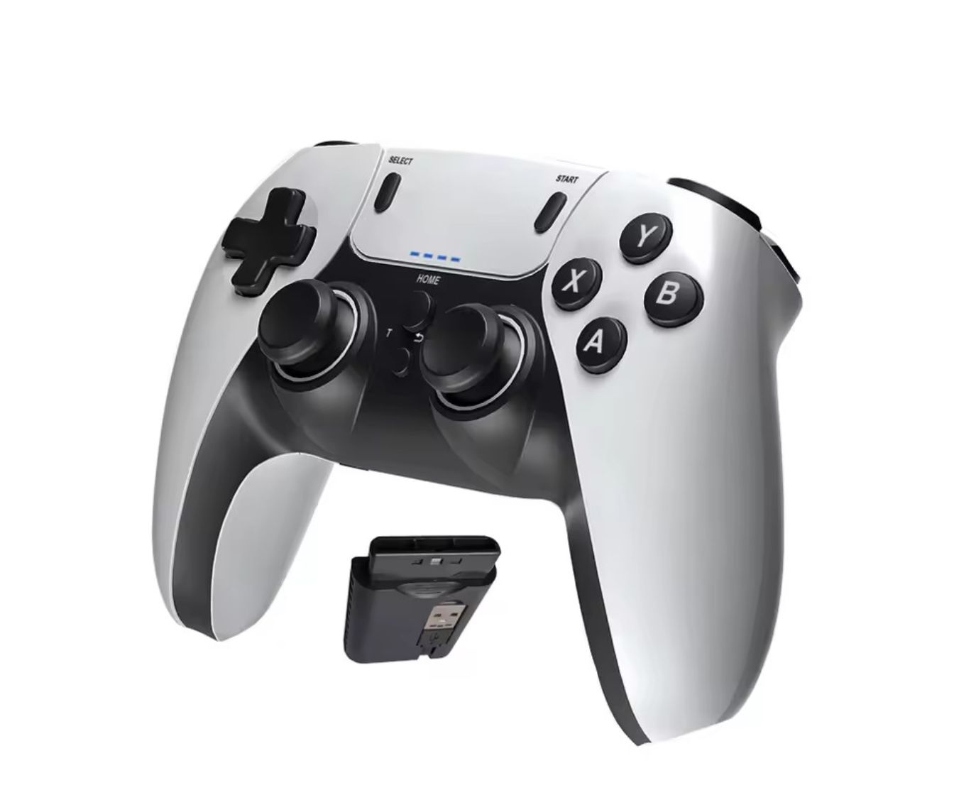 6-in-1 Wireless Gaming Controller (Aftermarket) | PS1 PS2 PS3 | PC Android Smart TV | 2.4GHz Adapter Included