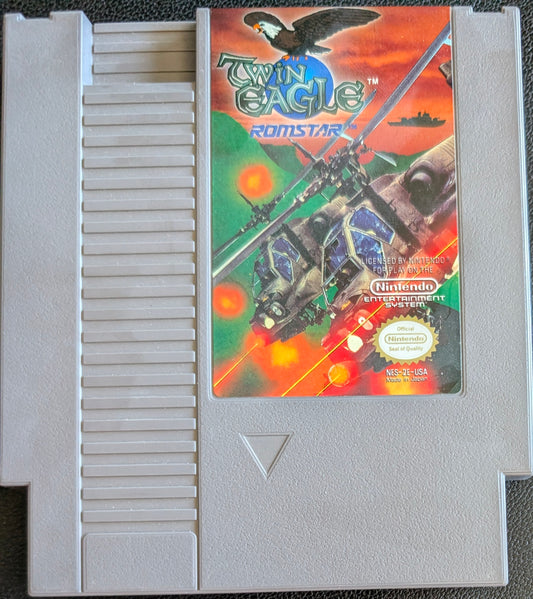 Twin Eagle (1989) - Nintendo NES | Authentic | Cleaned & Tested + Protection Sleeve