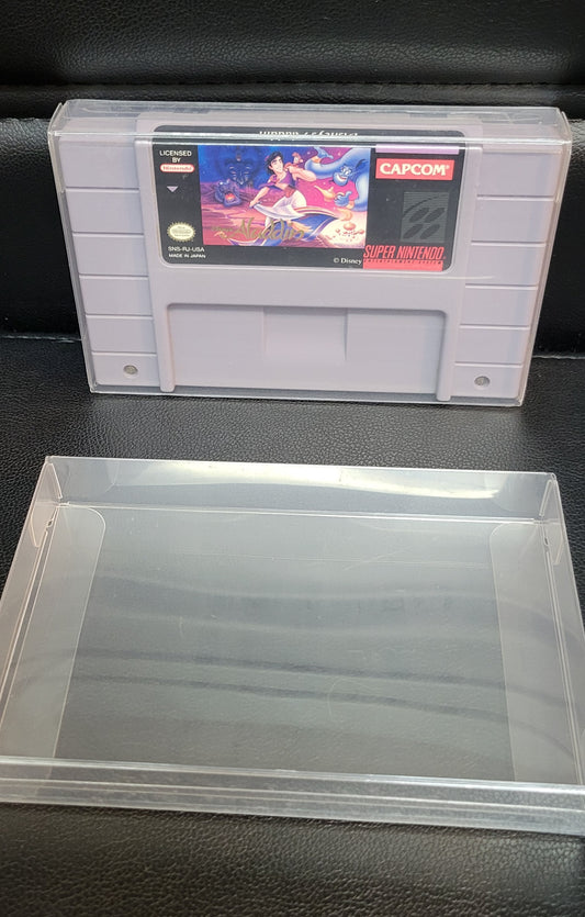 1993 Disney's Aladdin SNES Authentic Cartridge (Super Nintendo Entertainment System) Classic Arcade Game Great Original Condition Immaculate