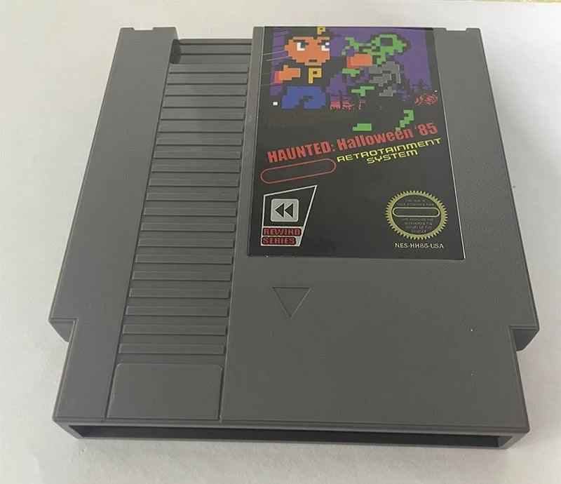 HAUNTED HALLOWEEN 85' - NES Nintendo Entertainment System 1985 72 Pin 8 Bit Video Game Cartridge