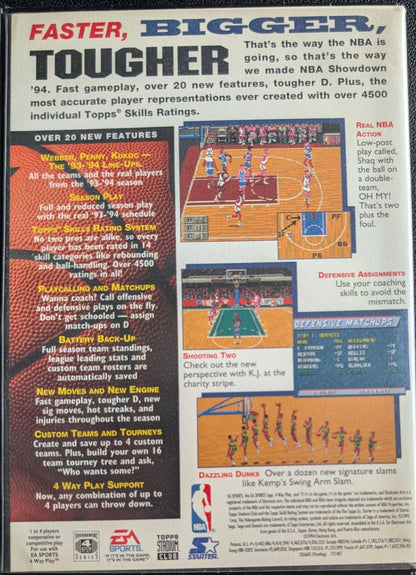 NBA Showdown '94 - Boxed CIB (Sega Genesis) | 1993 | Sports