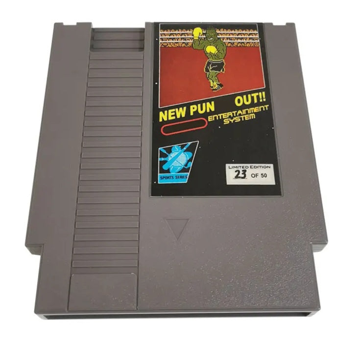 New Punch Out - NES Nintendo Entertainment System 1983 72 Pin 8 Bit Video Game Cartridge