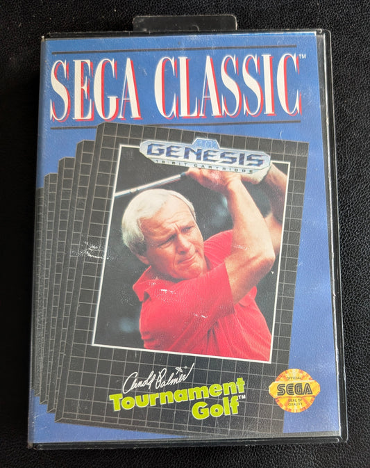 Arnold Palmer Tournament Golf - Boxed CIB + Hang Tab (Sega Genesis) | 1993 | Sports / Golf