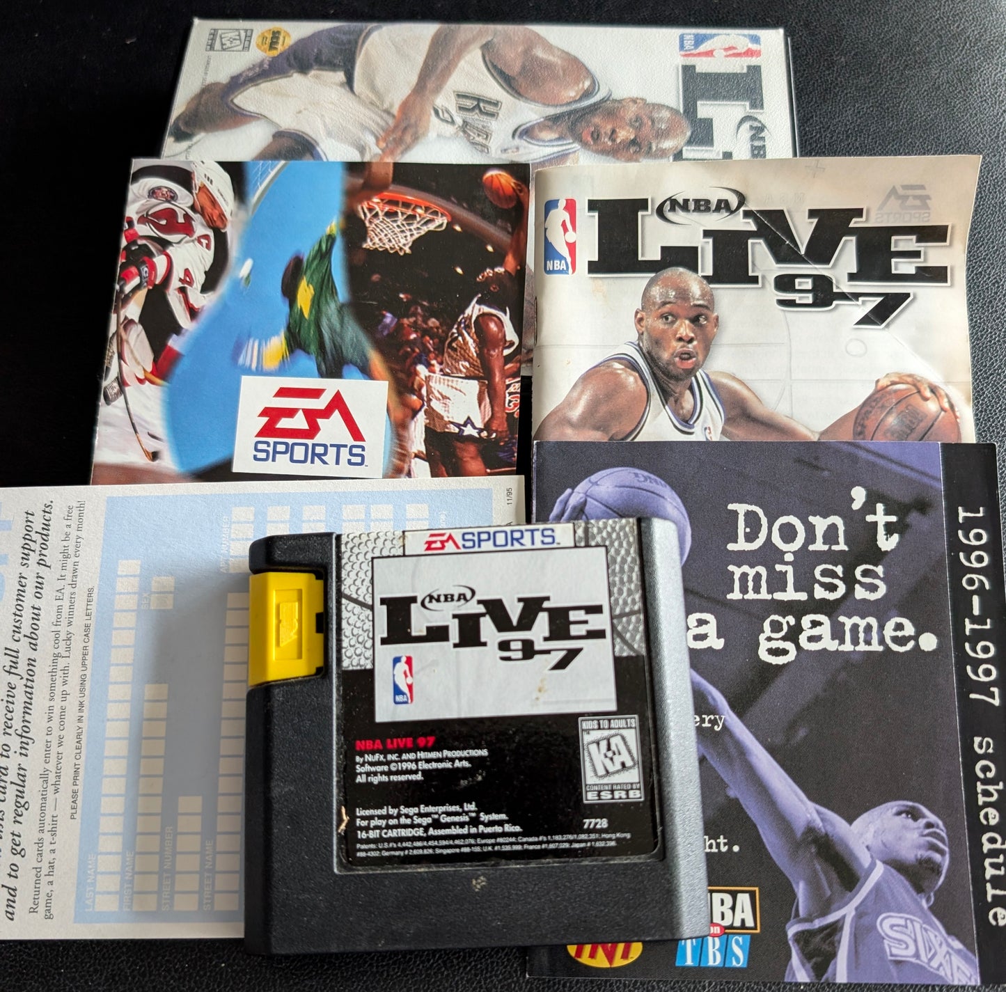 NBA Live '97 - Boxed CIB (Sega Genesis) | 1996 | Sports