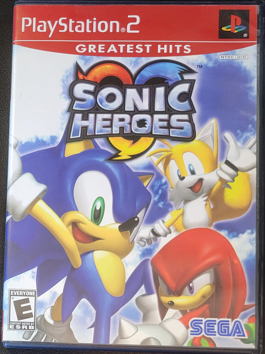 Sonic Heroes Greatest Hits - Sony PlayStation 2 PS2 (CIB) Pre-Owned Tested & Working Great Shape CLEAN DISC
