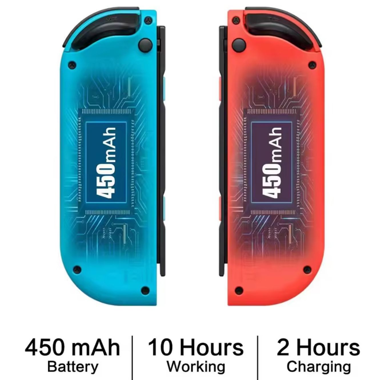 Nintendo Switch Compatible Joy-Con Controller Pair | Switch, OLED & Lite | Wireless